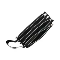 Пенал мягкий, 2 отделения и наружный карман 100&times;210&times;75 мм, объёмный, deVENTE Moving Forward. Black, с ручкой, вставки из экокожи