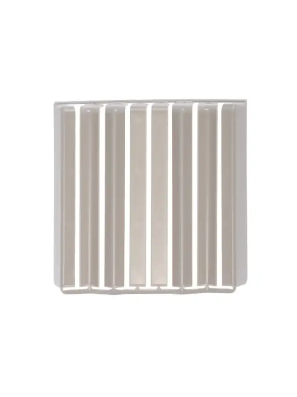 Накладки для прямоугольного плинтуса &laquo;Идеал. Дюра&raquo;, 80 мм, 8 штук, цвет 002 светло-серый