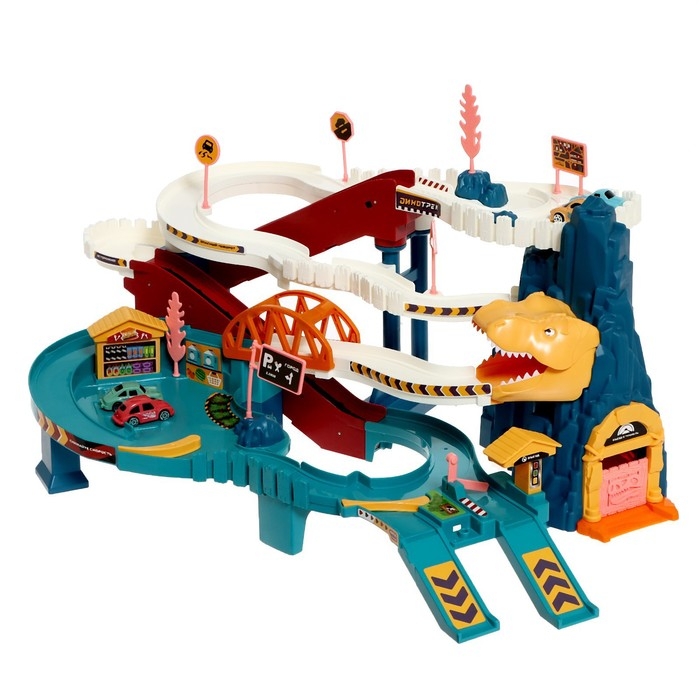 Автотрек «Виражи», световые и звуковые эффекты, работает от батареек Автотрек «Виражи», световые и звуковые эффекты, работает от батареек