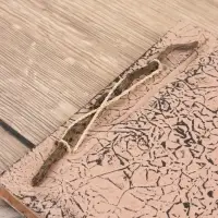 Блокнотик плетеный, 48 листов, 14х18х2 см, цв. бежево-чёрный Блокнотик плетеный, 48 листов, 14х18х2 см, цв. бежево-чёрный