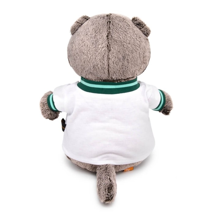 Мягкая игрушка «Басик в футболке с дракончиком», 30 см
