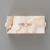 Коробка подарочная с окном &laquo;Мрамор&raquo;, 12&times;5.5&times;5.5 см, самосборная