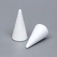 Конус из пенопласта для поделок и творчества, набор 2 шт., 11&times;5.5 см