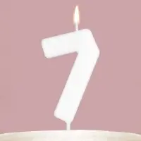 Свеча для торта, цифра «7», светится в темноте, 3,8 х 8 см