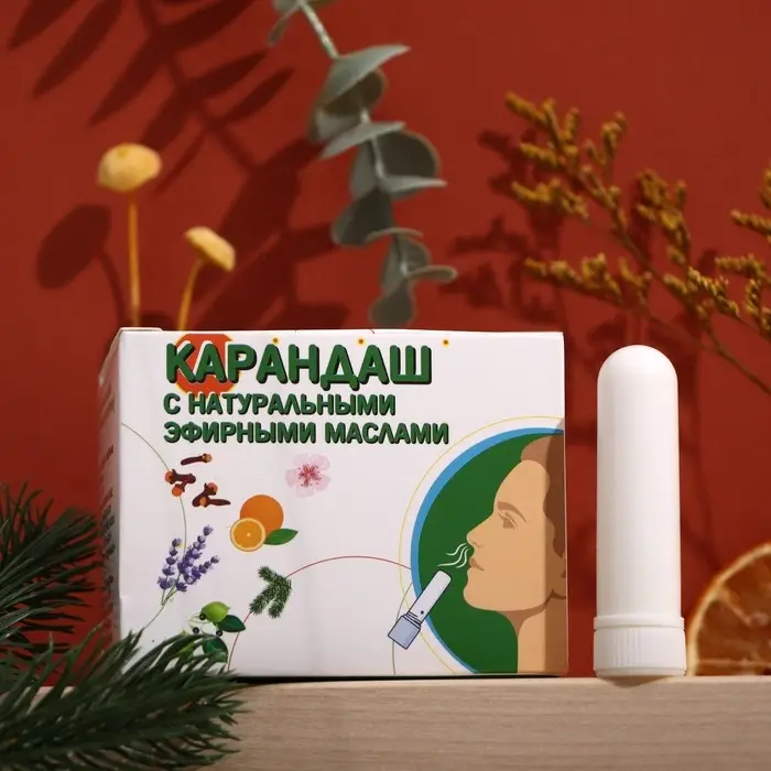 Карандаш-ингалятор от простуды на натуральных эфирных маслах Карандаш-ингалятор от простуды на натуральных эфирных маслах