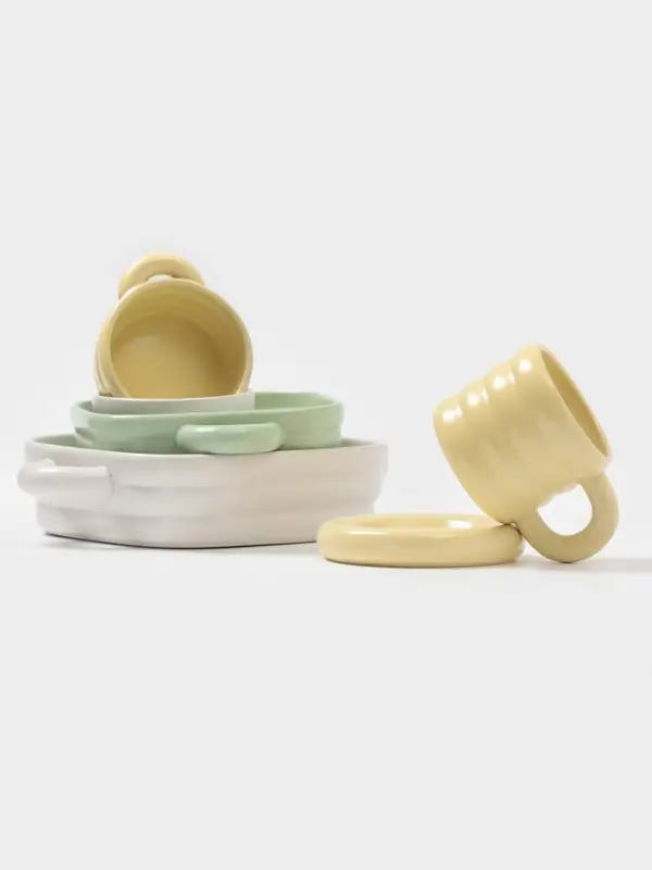 Набор для специй Доляна &laquo;Зефир&raquo;, солонка, перечница, 100 мл, керамика, белый