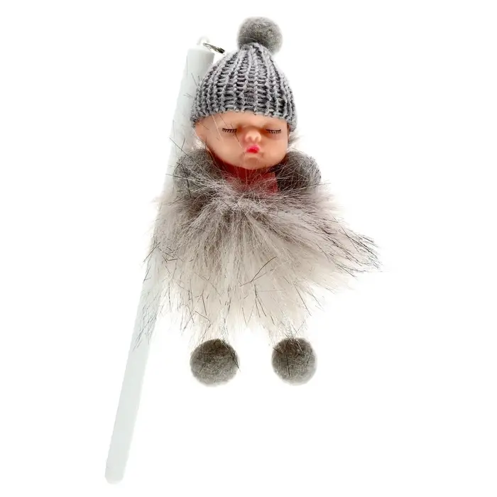 Ручка-прикол Calligrata &laquo;Пупс в шапочке&raquo;, чёрный стержень, гелевая, МИКС