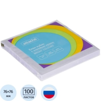 Стикеры ATTACHE Bright colours с клеев.краем 76х76 фиолетовый 100л