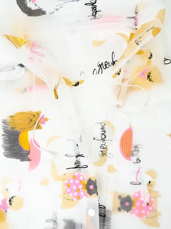 Дождевик детский &laquo;Собаки&raquo;, рост 125-155 см