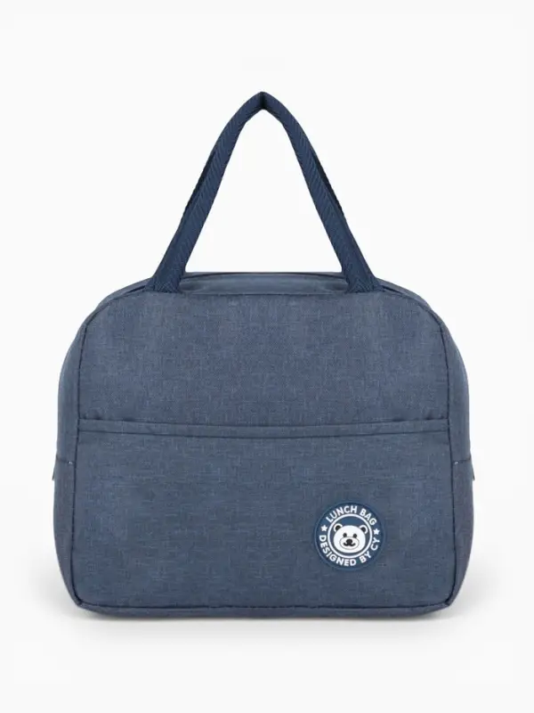 Термосумка на молнии, объём 6 л, цвет синий