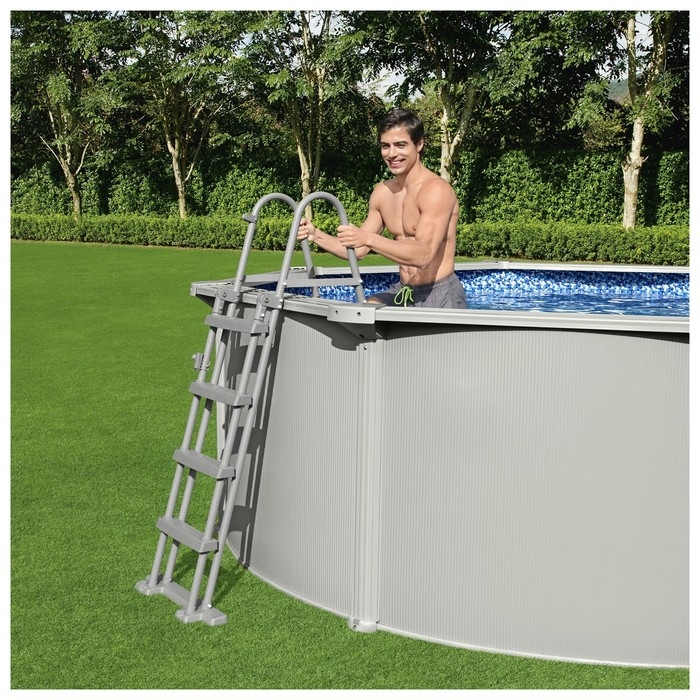 Бассейн каркасный стальной Hydrium 366 x122 см (песчаный фильтр-насос,лестница,тент) 56574 Бассейн каркасный стальной Hydrium 366 x122 см (песчаный фильтр-насос,лестница,тент) 56574