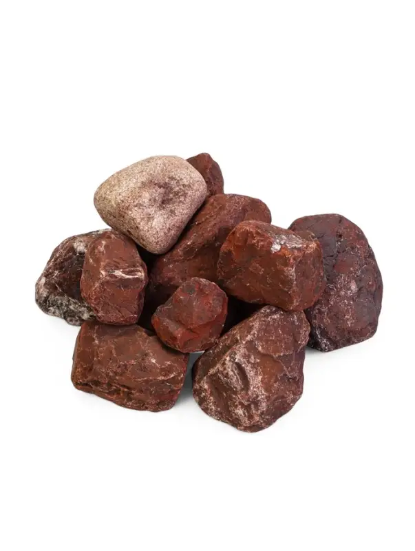 Камни для бани &laquo;Яшма сургучная&raquo;, 10 кг, галтованные, фракция 7-12 см