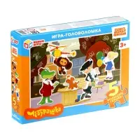 Игра-головоломка с фигурными деталями «Чебурашка. Золотая коллекция»