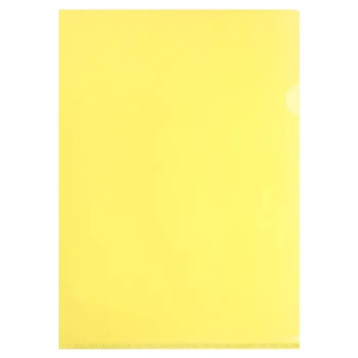 Набор папок-уголков А4, 150 мкм, Calligrata Стандарт, прозрачные, 5 штуки, микс