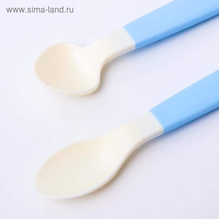 Ложки детские для кормления от 5 мес., 2 шт., цвета МИКС Ложки детские для кормления от 5 мес., 2 шт., цвета МИКС