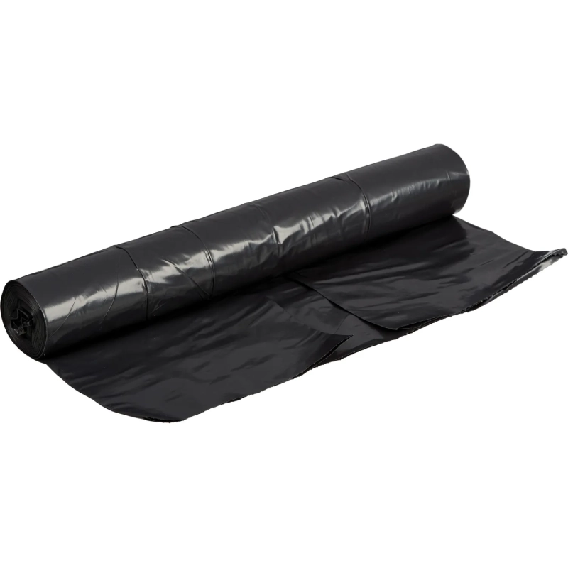 Мешки для мусора ПВД 160л 80мкм 10шт/рул черные 90x110см