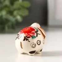 Фигурка фарфор &laquo;Боря барашек&raquo;, 4 см, гжель цветная, МИКС