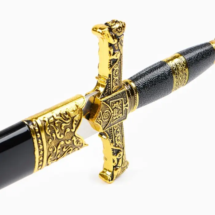 Макет оружия &laquo;Сувенирный кортик. Звезда Давида&raquo;, золото-синий, 10&times;40 см