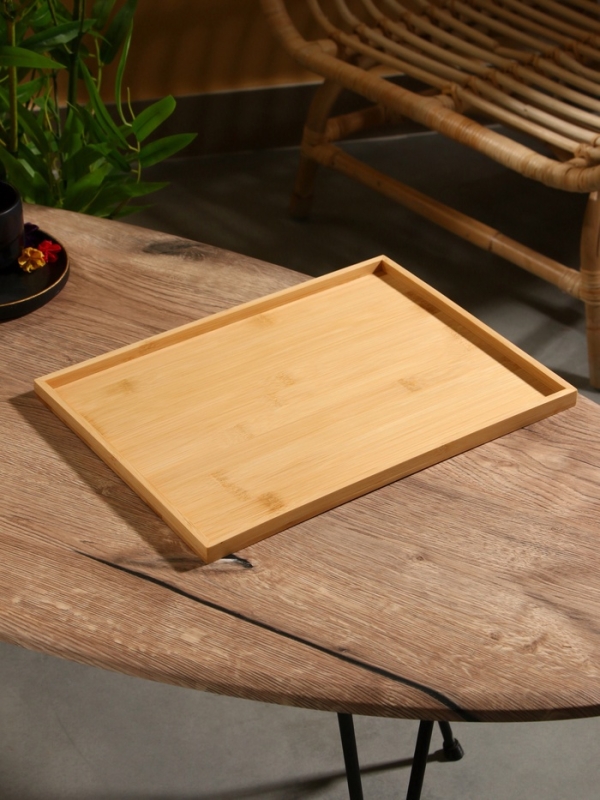 Поднос из бамбука 37х27х1,5 см Поднос из бамбука 37х27х1,5 см