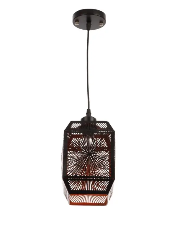 Светильник потолочный BayerLux &laquo;Кэлшот&raquo; (Сияние), 1&times;40 Вт, Е27, черный, 13&times;13&times;20+100 см