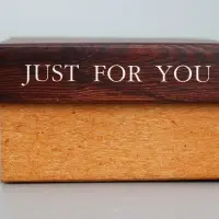 Коробка подарочная складная, упаковка, «Just for you», 12 х 12 х 6.5 см