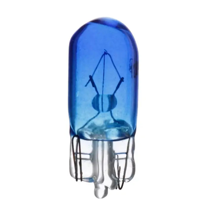 Галогенная лампа для авто Cartage BLUE, T10, W5W, 12 В, 5 Вт, набор 10 шт.