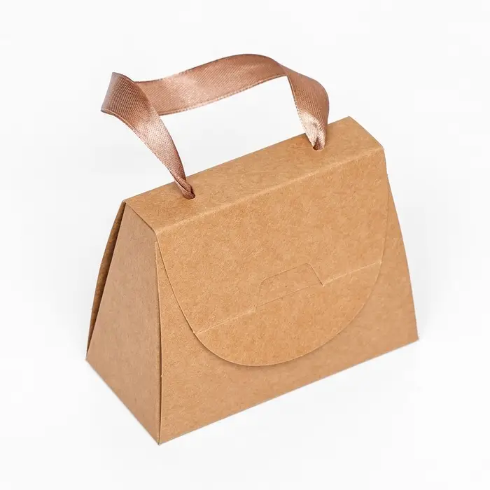 Коробка складная «Сумочка» с ручкой, крафт, 12×9×6 см Коробка складная «Сумочка» с ручкой, крафт, 12×9×6 см