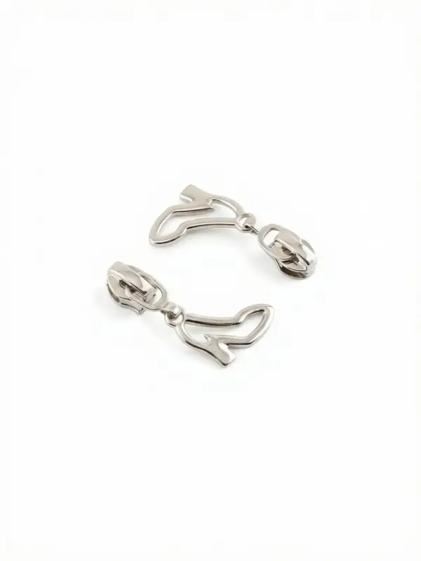 Бегунок для молнии &laquo;Спираль&raquo;, №3, &laquo;Туфелька&raquo;, 10 шт., цвет никель