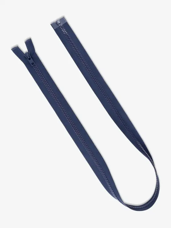 Молния &laquo;Трактор&raquo;, №8, разъёмная, замок автомат, 100 см, тёмно-синяя