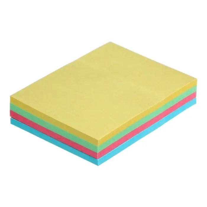 Блок с липким краем, 51&times;38 мм, 100 листов, 4 цвета, пастель