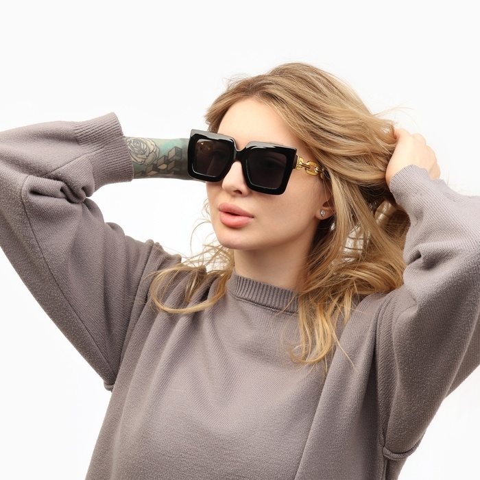 Очки солнцезащитные женские OneSun, uv 400, дужка 15 см, ширина 14.5 см, линза 4 х 5 см Очки солнцезащитные женские OneSun, uv 400, дужка 15 см, ширина 14.5 см, линза 4 х 5 см