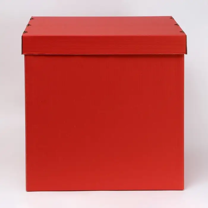 Коробка для воздушных шаров, Красная, 60&times;60&times;60 см