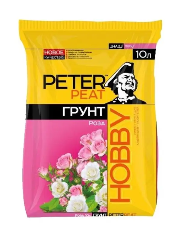 Грунт для Роз PETER PEAT, линия &laquo;Хобби&raquo;, 10 л