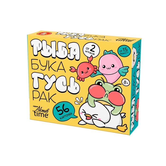 Игра настольная Игра настольная "Рыба, Бука, Гусь, Рак" Актив time 05736