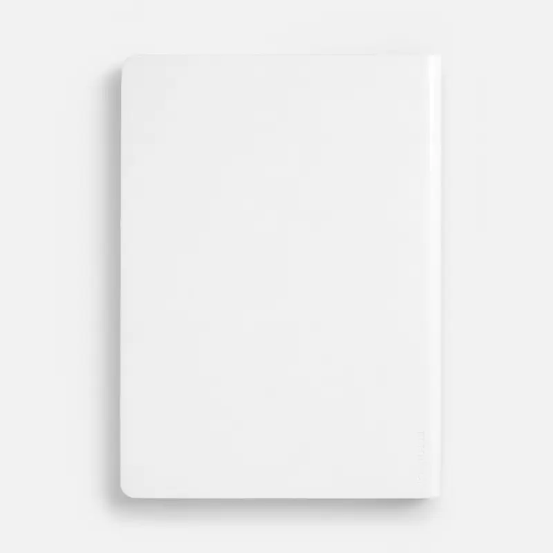 Ежедневник Nebraska Flex, недатированный, белый с серебристым Ежедневник Nebraska Flex, недатированный, белый с серебристым