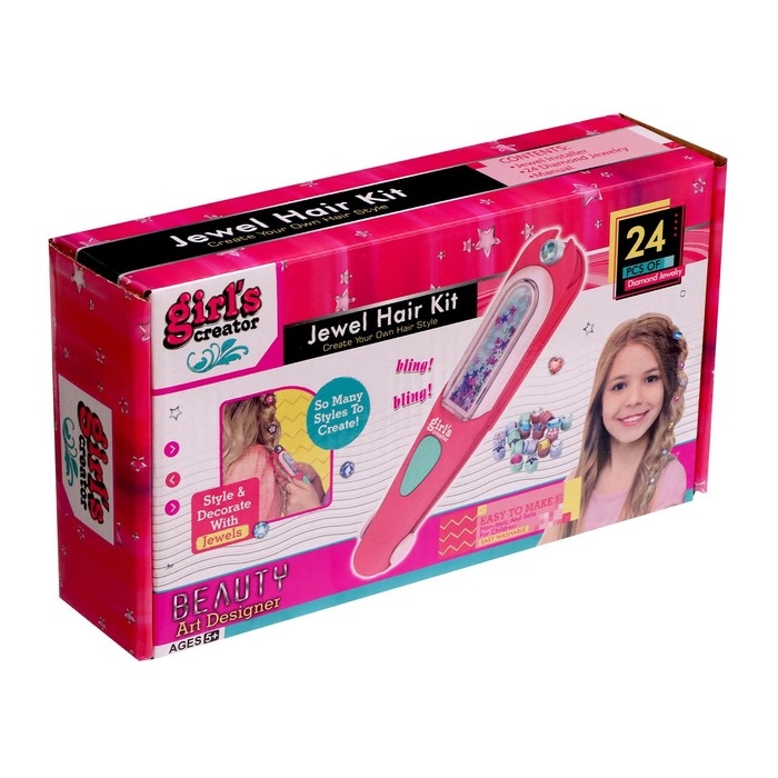 Набор парикмахера «Креатив» с аксессуарами для волос + аппарат для страз Набор парикмахера «Креатив» с аксессуарами для волос + аппарат для страз