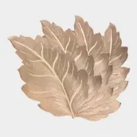 Набор салфеток для стола Доляна &laquo;Осенний лист&raquo;, 49&times;29 см, 4 шт., ПВХ, золотистый