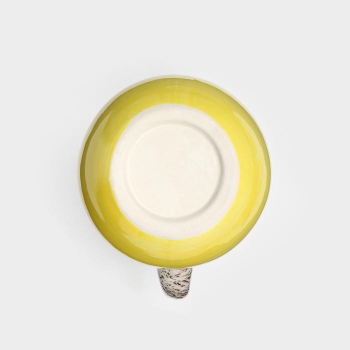 Кувшин керамический  Кувшин керамический "Персия", 1,5 л, жёлтый, 1 сорт, Иран