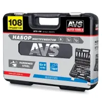 Набор инструментов 108 предметов "MASTER" AVS MTS-108