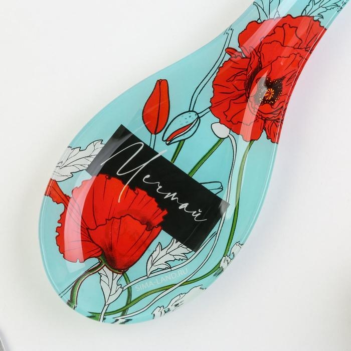 Подставка под ложку Дорого внимание «Мечтай», 21,4 х 7,5 см, стекло Подставка под ложку Дорого внимание «Мечтай», 21,4 х 7,5 см, стекло