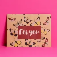 Конверт подарочный &laquo;For you&raquo;, 11.5 &times; 16 см