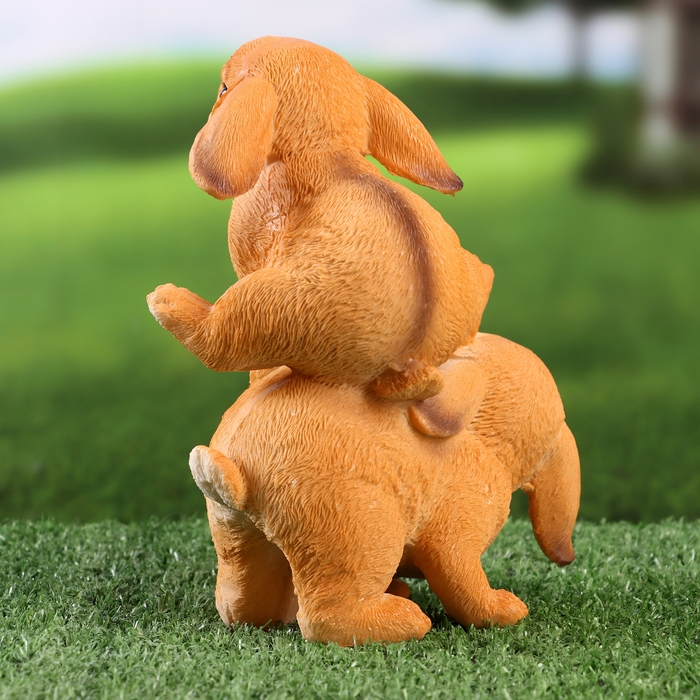 Фигурка Фигурка "Зайки прыгуны" 9х13х19см