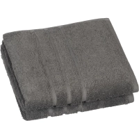 Полотенце махровое Luscan/бордюр 500г/м2, 50х90, серый, 2 шт/уп