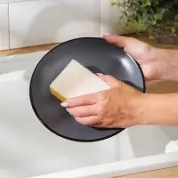 Набор губок для мытья посуды Raccoon &laquo;Ренессанс&raquo;, 4 шт., 9&times;6.5&times;3.5 см, крупнопористый поролон, жёлтый, зелёный