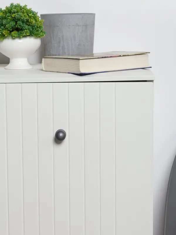 Ручка-кнопка CAPPIO RK146, d=25 мм, цвет графит, 8 шт.