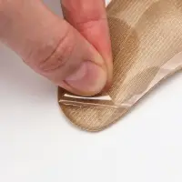 Супинаторы для обуви, на клеевой основе, 9.7&times;5.5 см, пара, бежевые