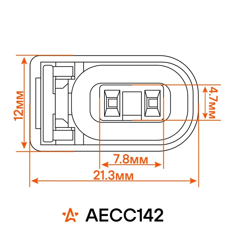 Разъем 2 pin с проводами для топливной форсунки Chevrolet Lacetti, Aveo, Lanos