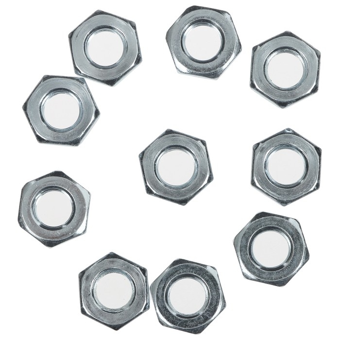 Контргайка оси 8 мм, цвет серебристый Контргайка оси 8 мм, цвет серебристый