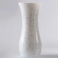 Ваза &laquo;Крапле&raquo;, волна, h=26 см, стекло, белая