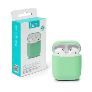 Чехол для AirPods 1/2 Silicone Case ISA Grass
